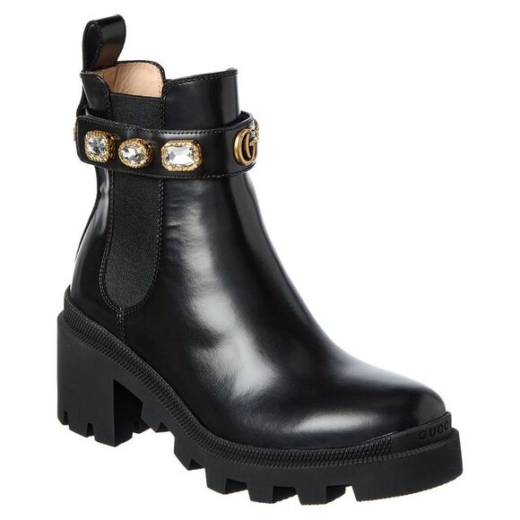 Gucci Shoes - Gucci Leather Boot, Black